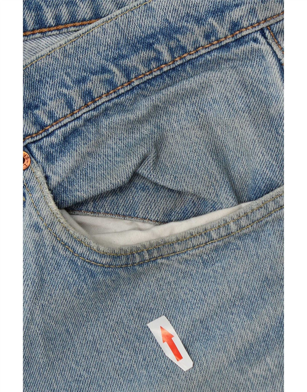 Levi's muške uske traperice s oštećenjem W36 L34 plavi pamuk