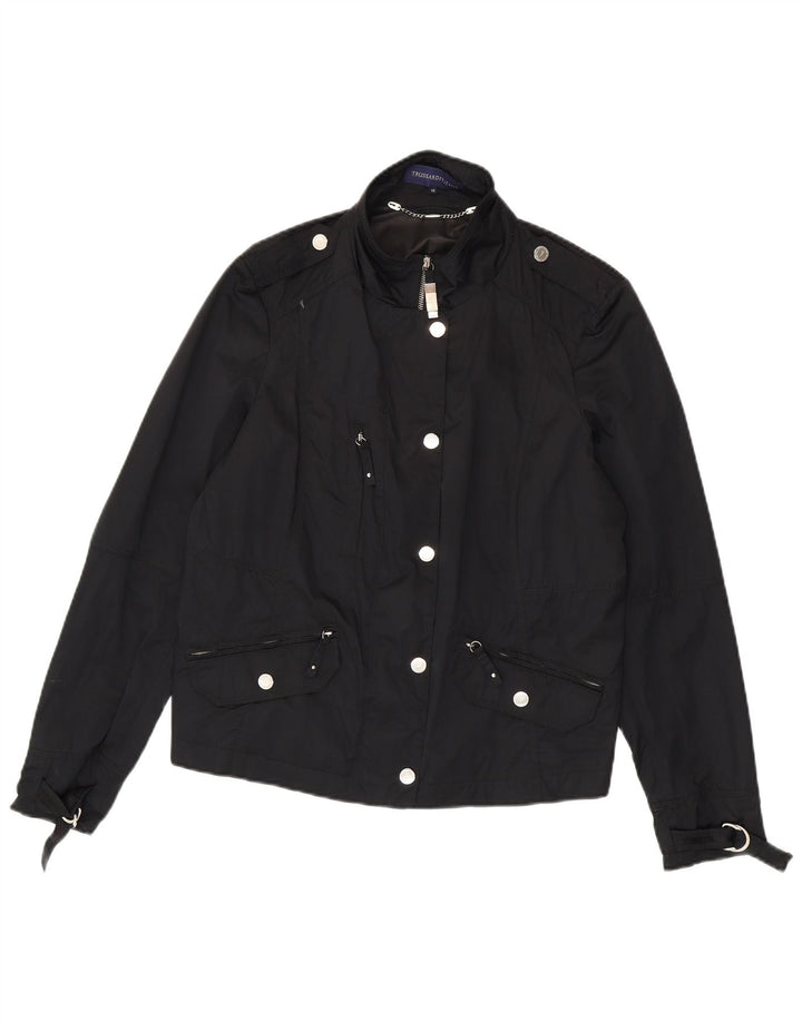 Trussardi Jeans ženska vojna jakna IT 48 XL crni poliester