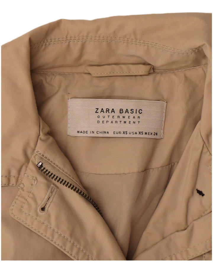 Zara ženski trenč kaput UK 6 XS bež