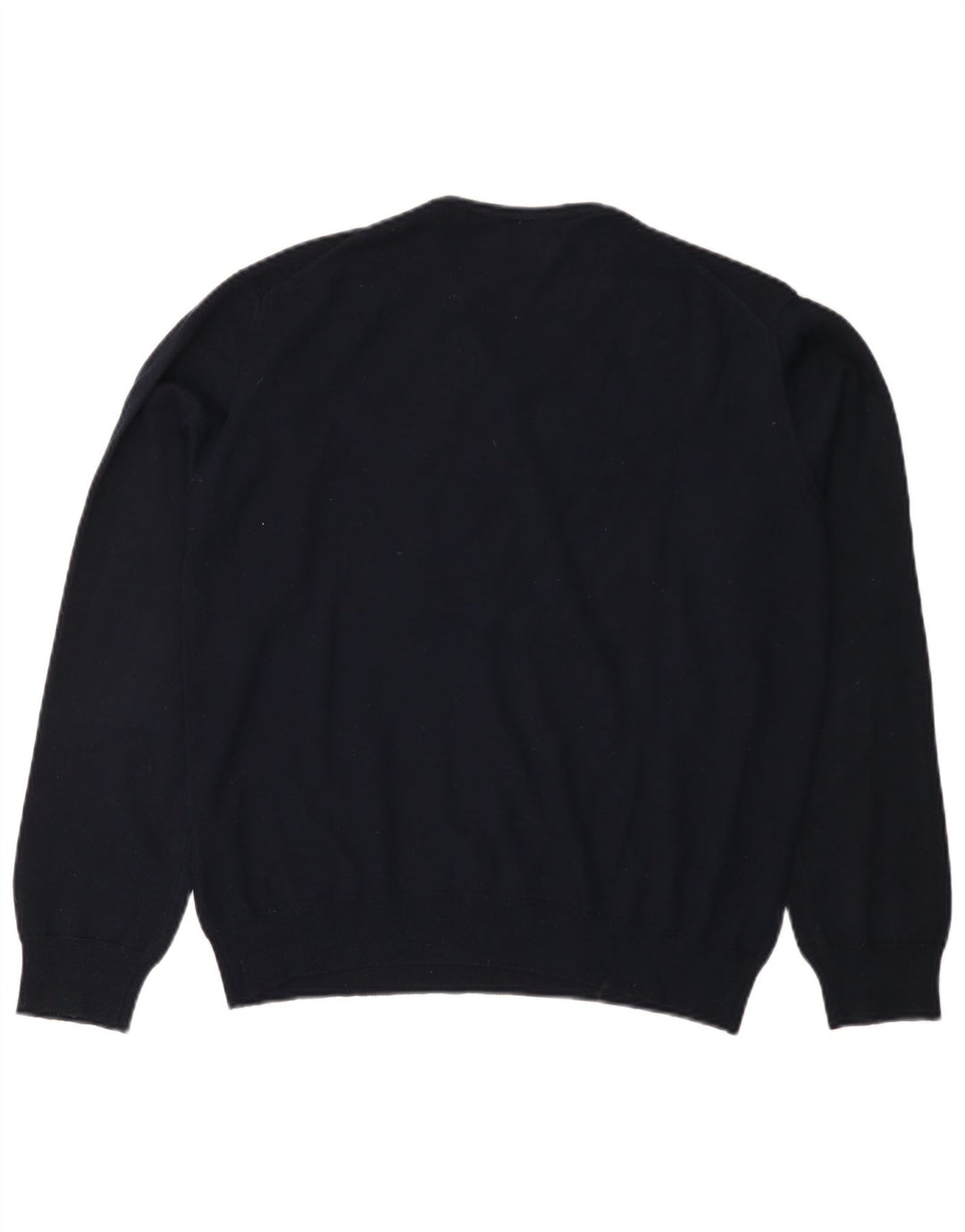 RIFLE ženski džemper s V-izrezom UK 18 XL tamnoplavi akril