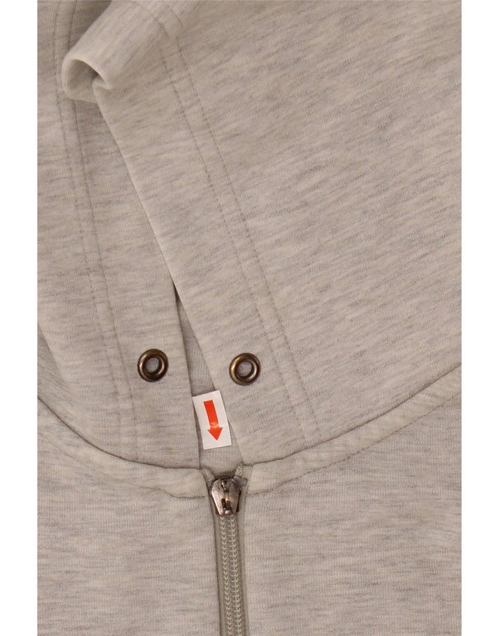 Polo Ralph Lauren muški pulover s kapuljačom na patentni zatvarač srednje sivi poliester