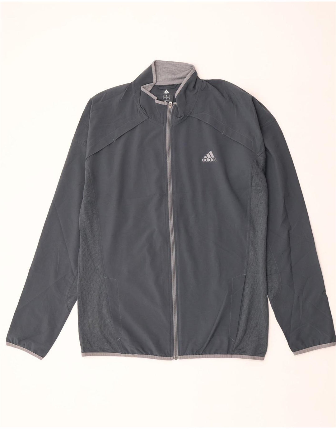 Adidas muška trenirka Climalite Gornja jakna velika siva poliester