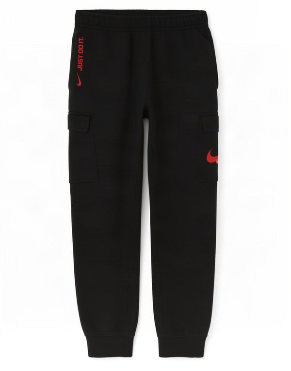 Male crne pamučne hlače za trčanje Nike Graphic Cargo Trenirka