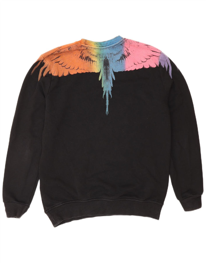 Kappa muška trenirka s grafičkim motivima, srednji crni poliester