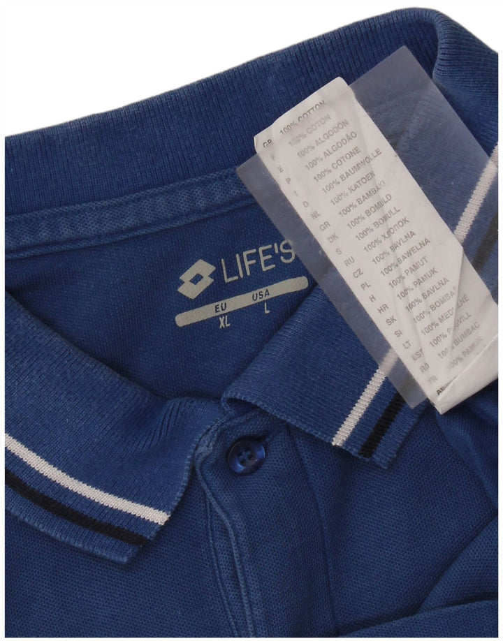 LOTTO muška polo majica Large Blue Pamuk