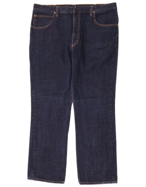 Lee Mens Brooklyn Straight Jeans W42 L32 Mornarsko plavi pamuk