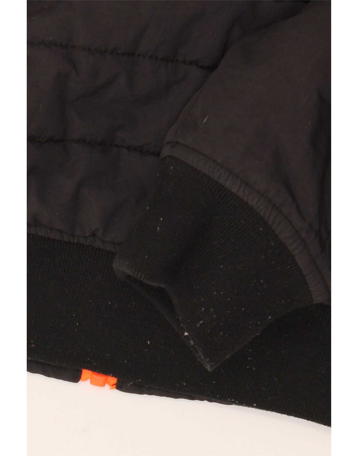 Superdry muška podstavljena jakna UK 38 srednje crni najlon