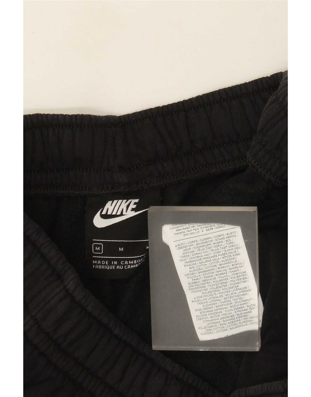 Nike muške sportske kratke hlače srednje crne pamučne boje