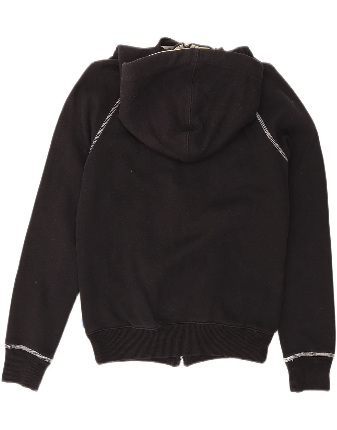 ADIDAS Ženska majica s kapuljačom s kapuljačom UK 10 Mali crni pamuk