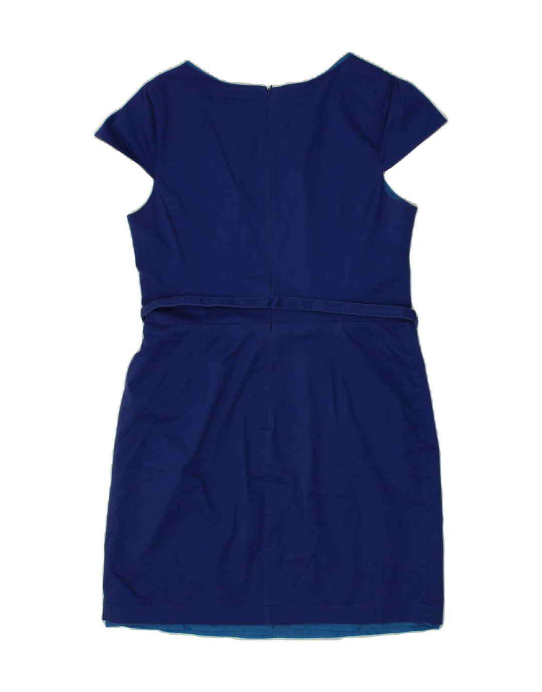 OASIS Womens Sheath Dress UK 16 Large  Blue Cotton Vintage Oasis and Second-Hand Oasis from Messina Hembry 