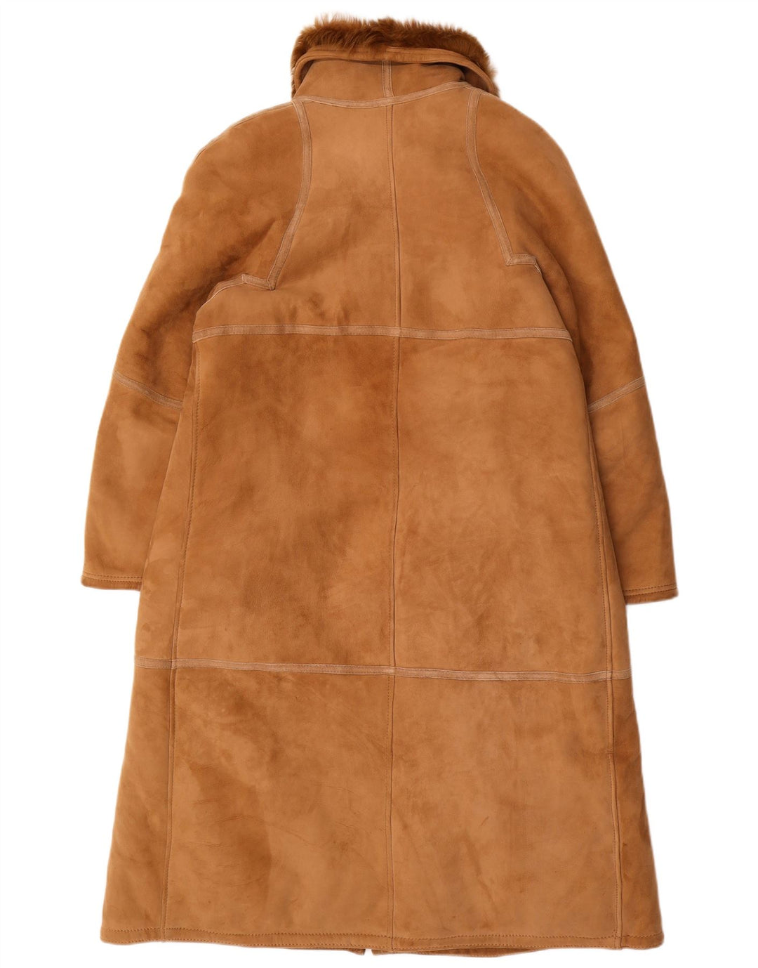 VINTAGE ženski preveliki kaput od šišmiša IT 44 Srednje smeđe šištre