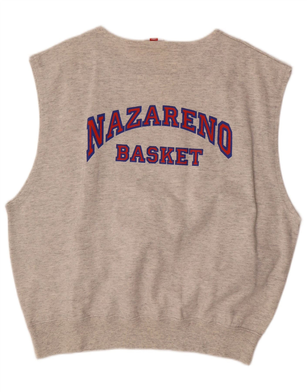 CHAMPION Muški grafički prsluk Veliki sivi pamuk