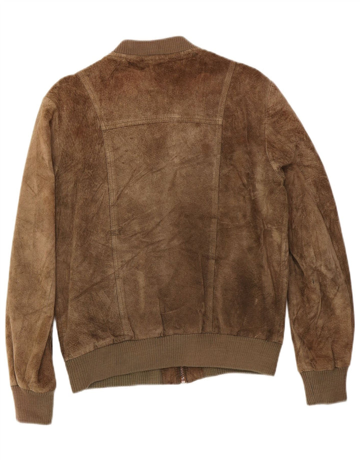 Vintage ženska bomber jakna od antilopa IT 50 XL kaki koža
