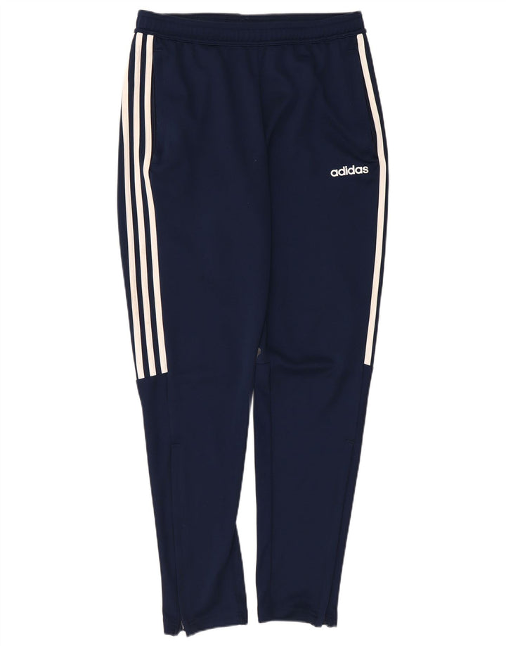 Adidas muške trenirke Climalite srednje tamnoplave poliesterske hlače