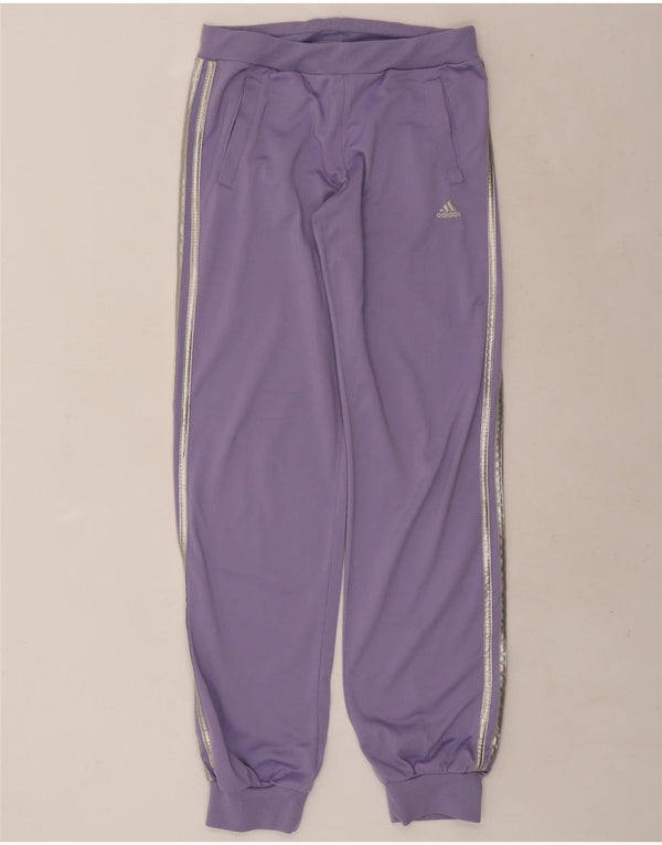 Adidas Ženska trenirka Hlače Joggers UK 18 XL Ljubičasti poliester