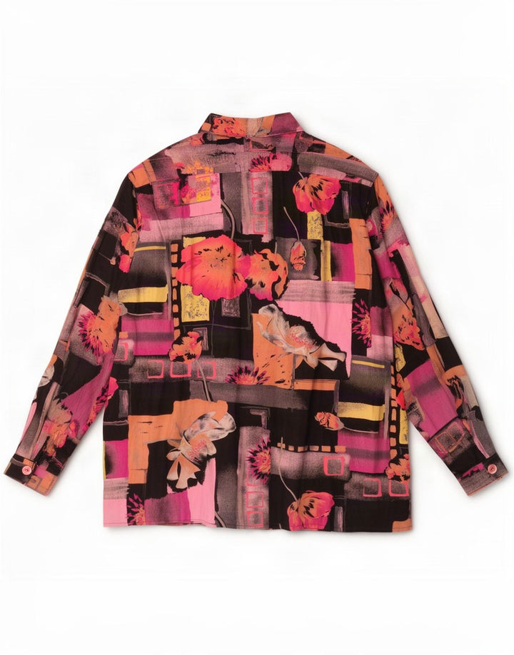 Vintage ženska košulja bluza UK 18 XL Višebojni patchwork