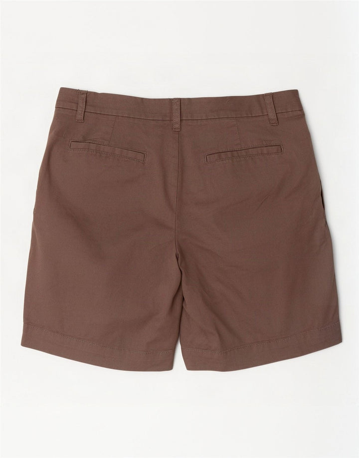 Marks & Spencer ženske chino kratke hlače UK 12 srednje W32 smeđi pamuk