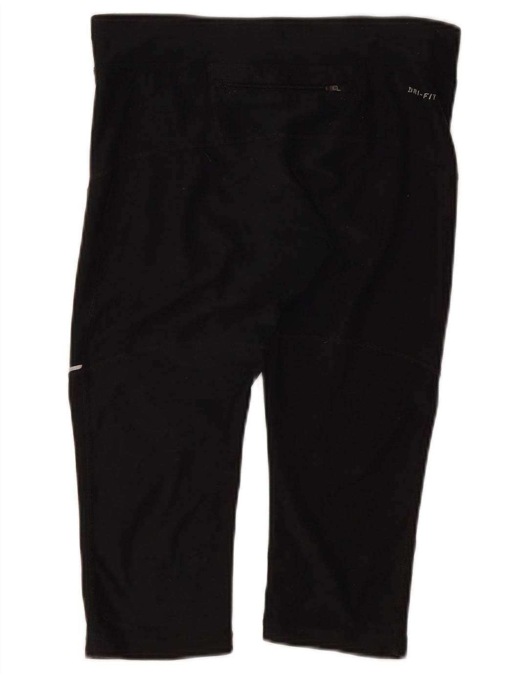 Nike ženske Dri Fit Capri tajice UK 10 male crne poliesterske