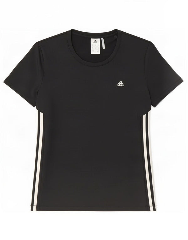 Adidas ženska majica kratkih rukava Climalite UK 12/14 srednji crni poliester