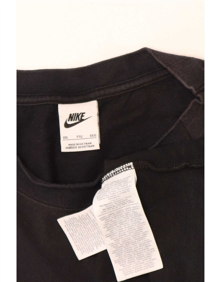 Nike muška majica kratkih rukava 2XL crni pamuk