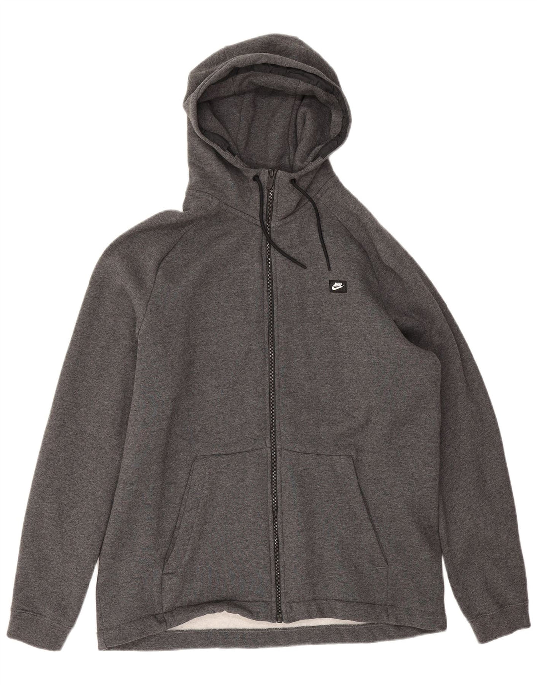 Nike muški pulover s kapuljačom s patentnim zatvaračem 2XL sivi
