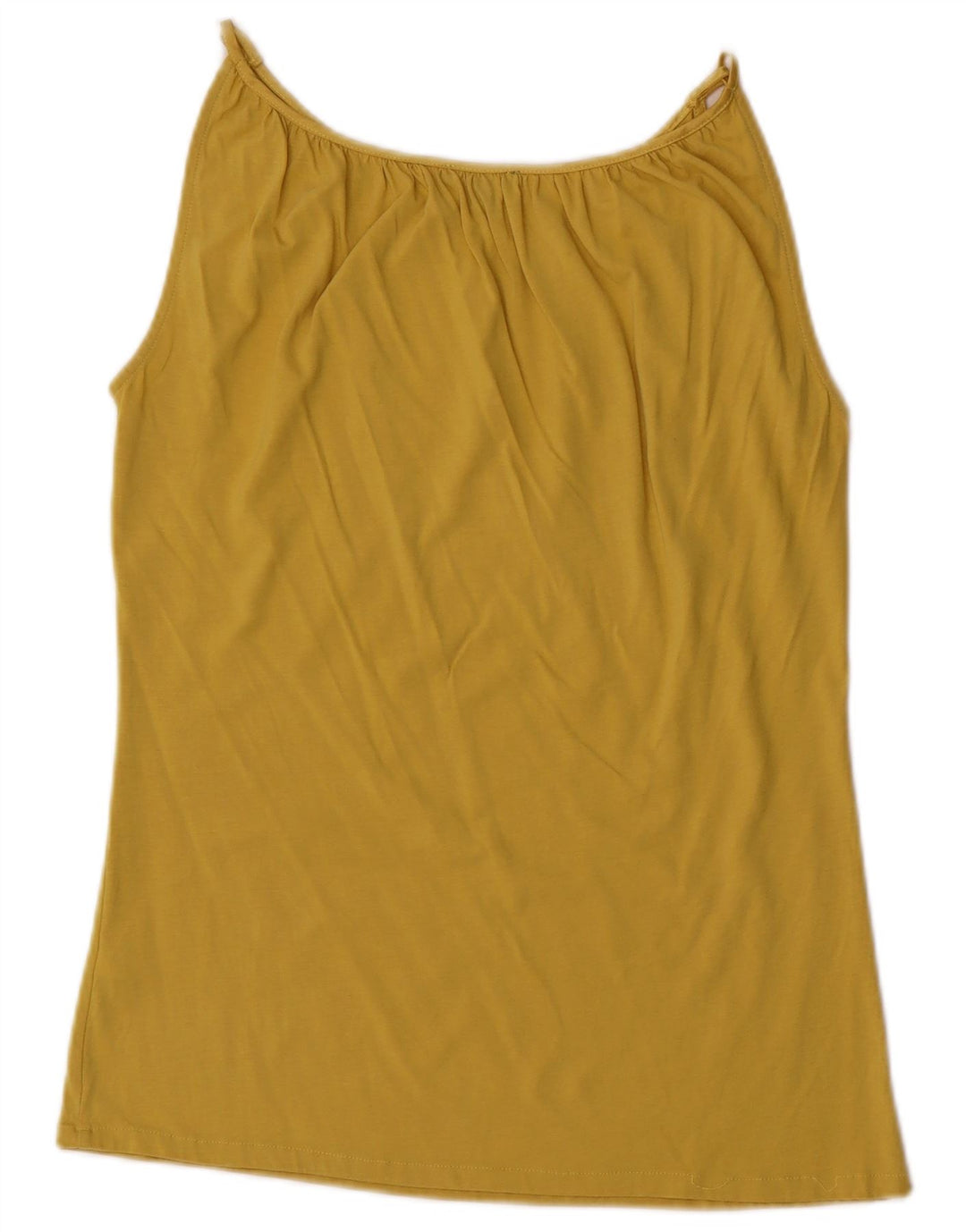 Massimo Dutti Ženski Cami Top UK 14 srednje žuti liocel