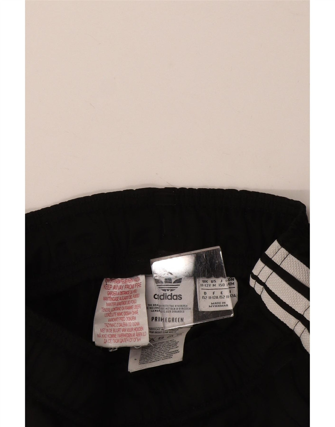 ADIDAS Trenirka za djevojčice Hlače za trčanje 11-12 godina crni poliester