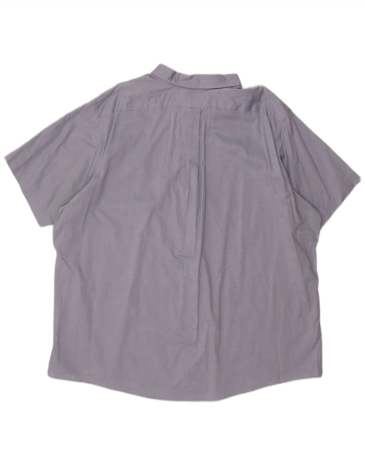 EDDIE BAUER Muška opuštena košulja kratkih rukava 3XL plavi pamuk