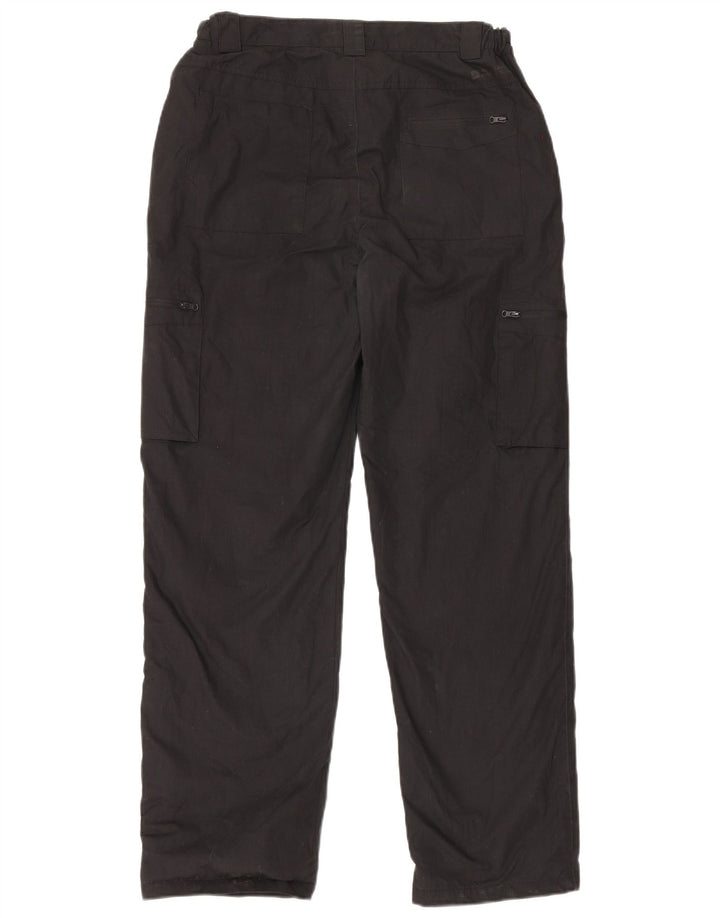 Mountain Warehouse muške ravne kargo hlače W32 L31 crni poliester