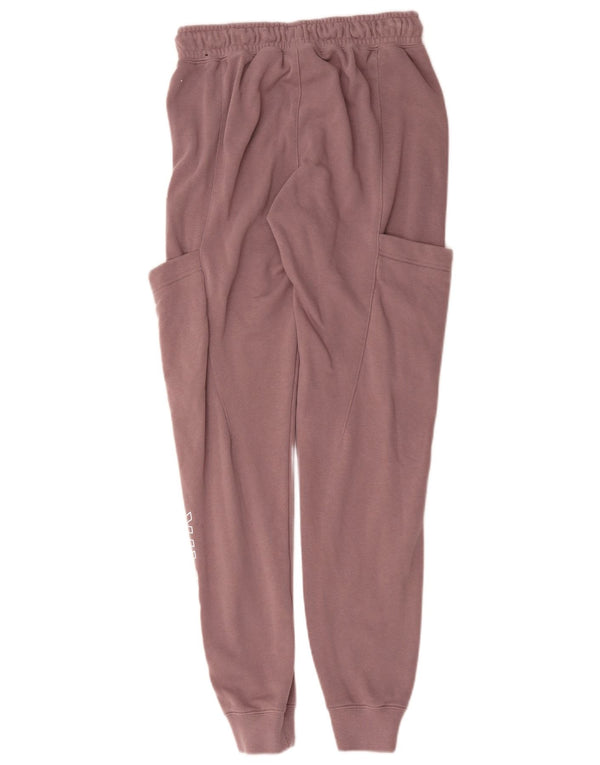 Nike Womens Graphic Tracksuit Trousers Joggers UK 4 XS Purple Cotton