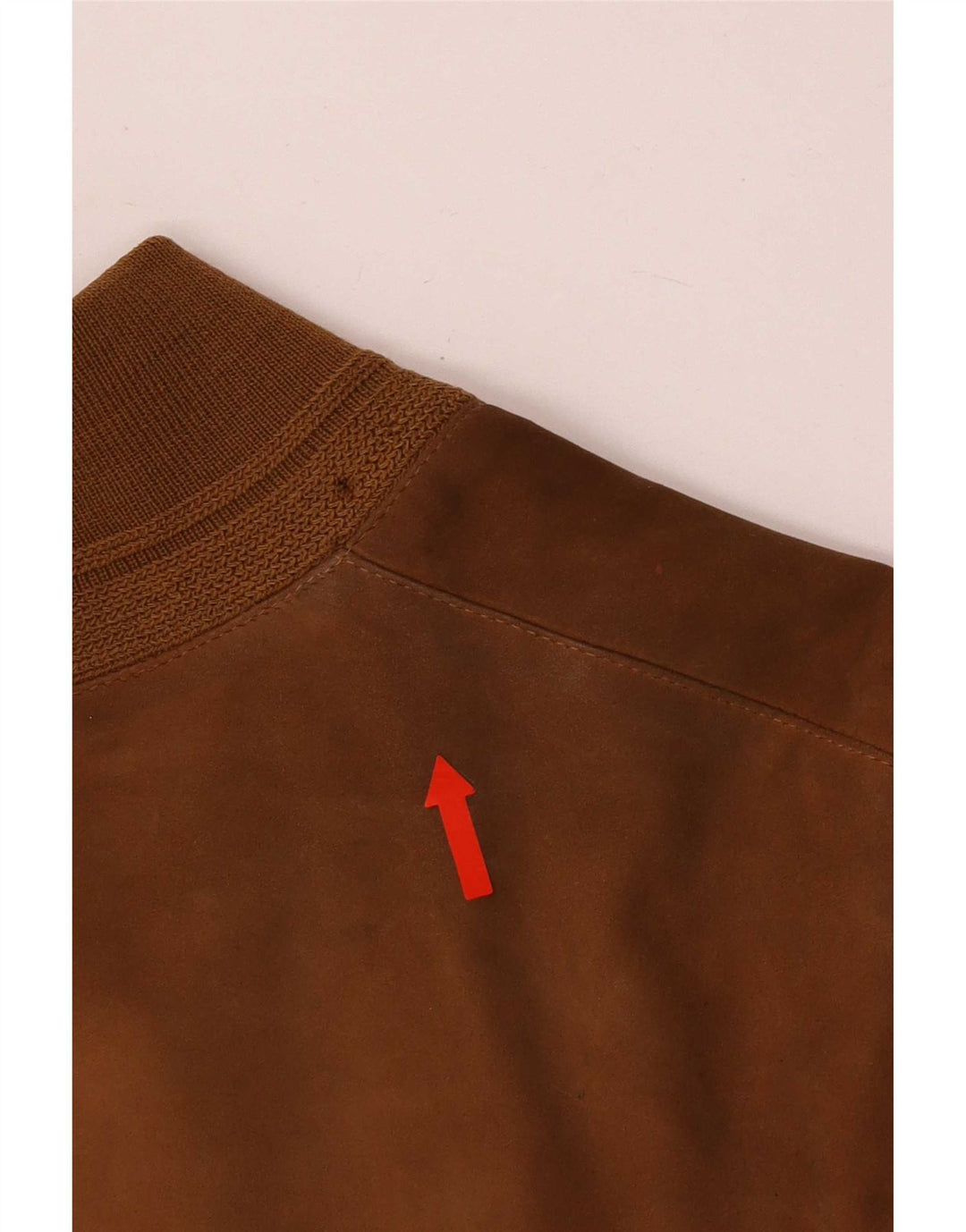 Vintage ženska prevelika bomber jakna od brušene kože IT 44 srednje bež boje