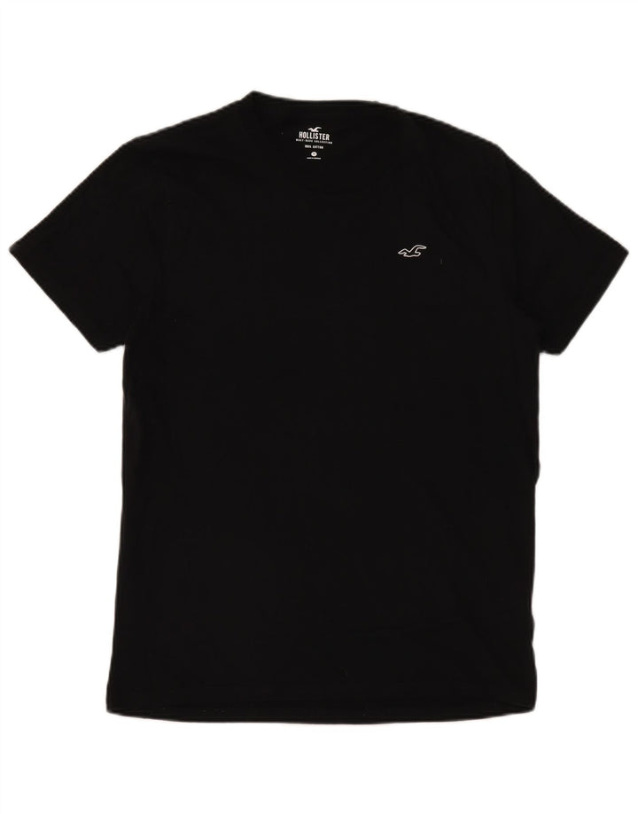 HOLLISTER Mens T-Shirt Top Medium Black Cotton