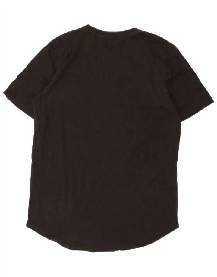 Jack & Jones muška majica kratkih rukava srednji crni pamuk
