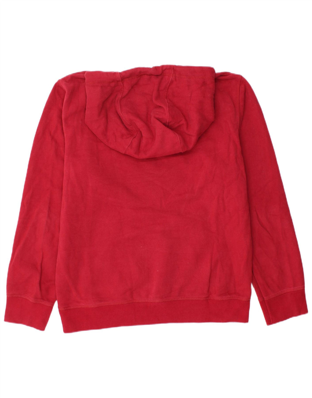 Crew Clothing Muška majica s kapuljačom Srednje crveni pamuk