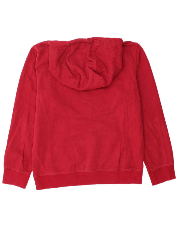 Crew Clothing Muška majica s kapuljačom Srednje crveni pamuk