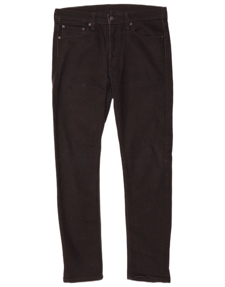 Levi's muške uske traperice W32 L32 crni pamuk