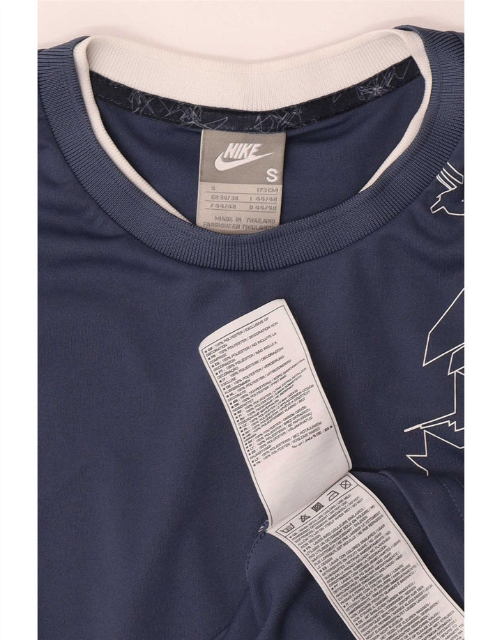 Nike muški grafički prsluk UK 36/38 mali plavi geometrijski poliester
