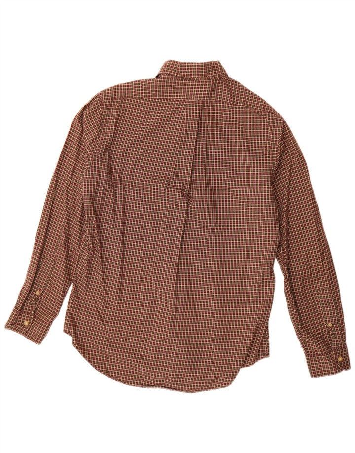 Polo Ralph Lauren muška flanelska košulja srednje smeđeg pamuka