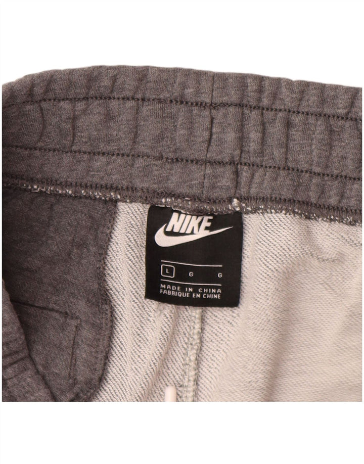 NIKE Muške sportske kratke hlače Large Grey Colourblock Pamuk