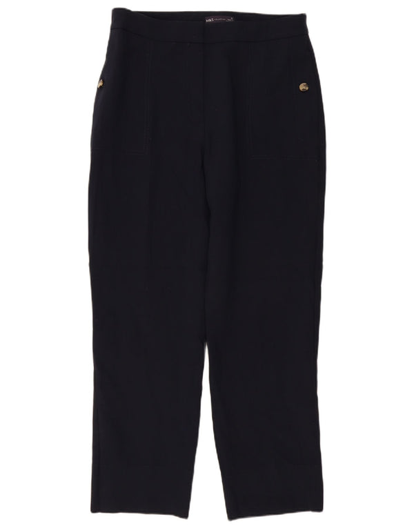 Marks & Spencer ženske chino hlače UK 12 srednje W32 L27 tamnoplave