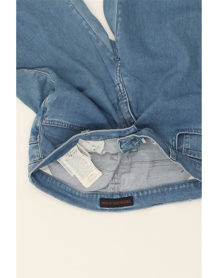 TRUSSARDI Womens Straight Jeans W30 L28  Blue Cotton Vintage Trussardi and Second-Hand Trussardi from Messina Hembry 