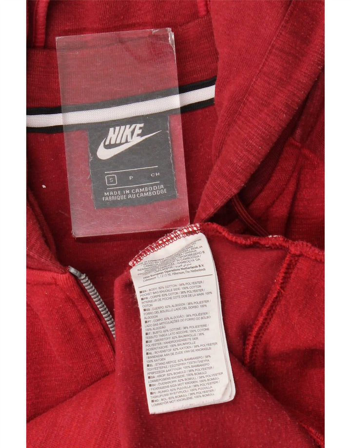 Nike muški pulover s kapuljačom s patentnim zatvaračem, mali crveni flekasti pamuk
