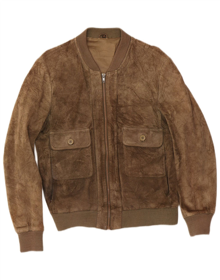 Vintage ženska bomber jakna od antilopa IT 50 XL kaki koža