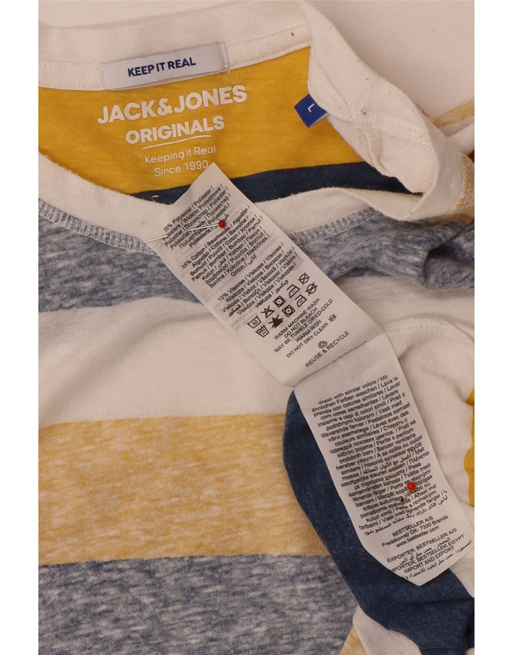 Jack & Jones muška majica s velikim raznobojnim prugama od poliestera