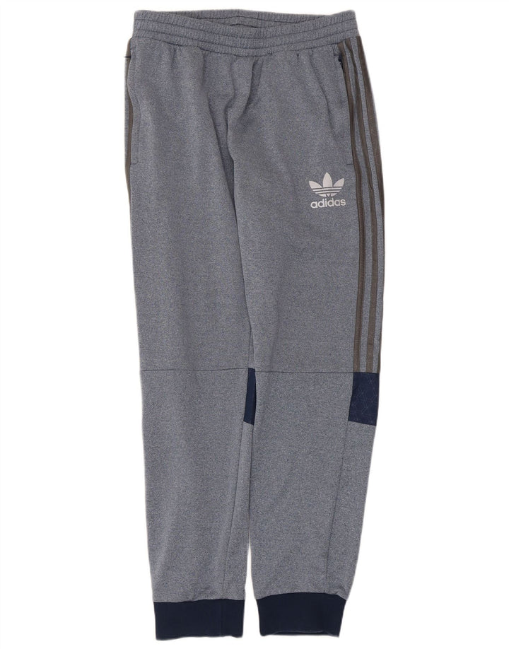 Adidas muške trenirke Hlače Joggers Medium Blue Colourblock Poliester