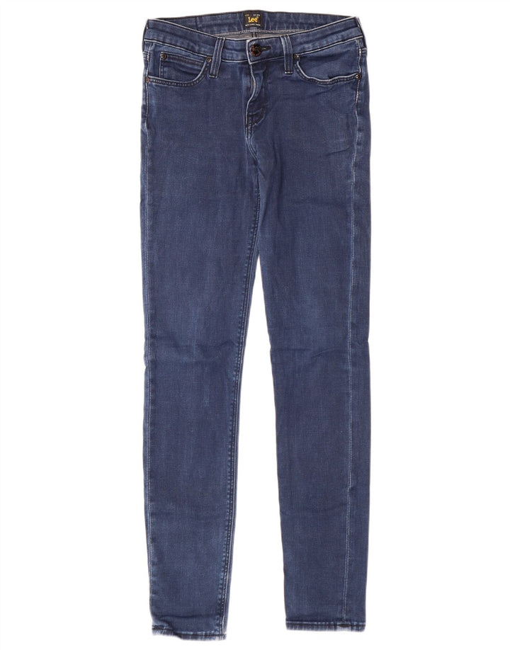 Lee ženske uske traperice Scarlett W27 L29 plavi pamuk