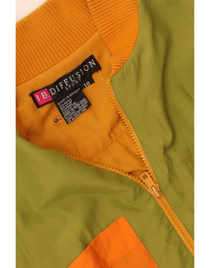 I.B Diffusion ženska bomber jakna s grafičkim motivima US 10 Large Green Colourblock