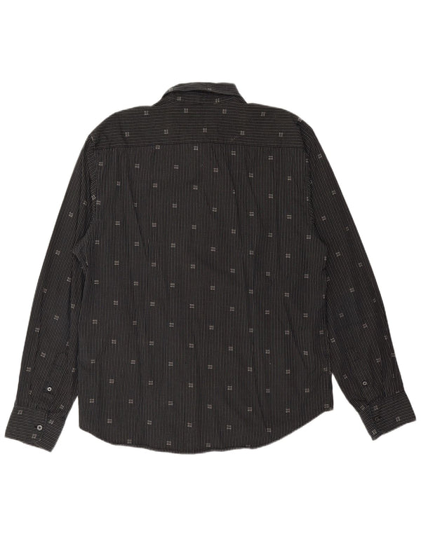 TOM TAILOR Muška košulja XL, pamuk s crnim prugama