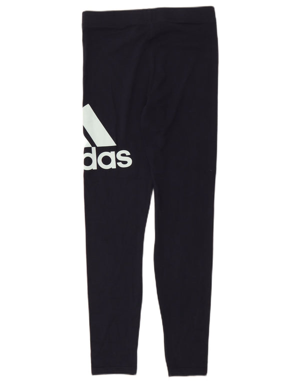 Adidas tajice za djevojčice, 14-15 godina, tamnoplave pamučne