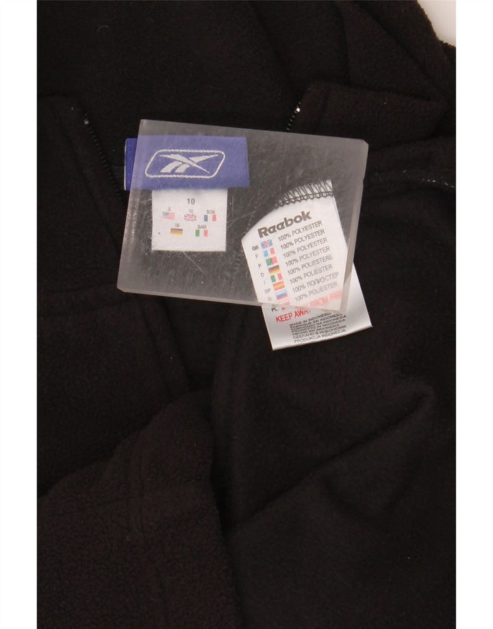 REEBOK Ženska jakna od flisa UK 10 Mala crna poliester